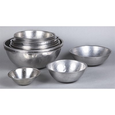 Lot 1234 - Group of Fourteen Chef's Metal Mixing Bowls