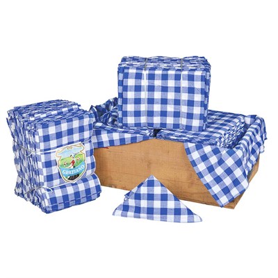 Lot 1227 - Group of Italian Blue and White Checkered Napkins