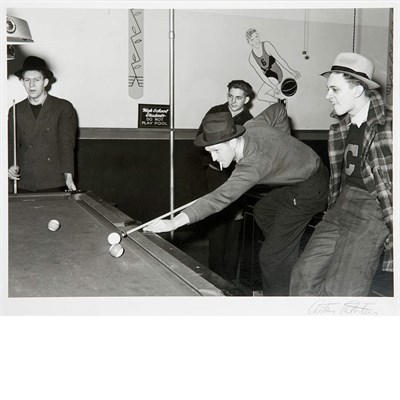 Lot 85 - ROTHSTEIN, ARTHUR Pool Hall, Cuba,...