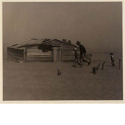 Lot 1A - ROTHSTEIN, ARTHUR Dust storm, Cimarron County,...