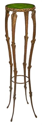 Lot 616 - Franck Evennou for Daum Patinated Bronze and Glass Pedestal