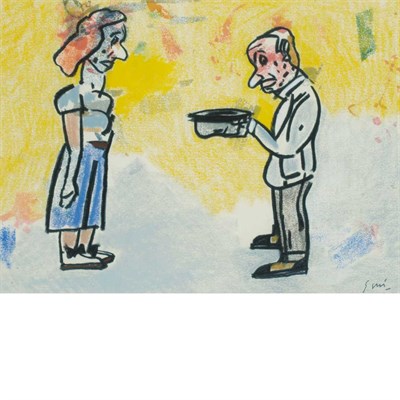 Lot 187 - Antonio Segui Argentinian, b. 1934 Untitled...