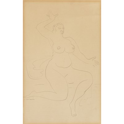 Lot 289 - Gaston Lachaise American, 1882-1935 Adam and...