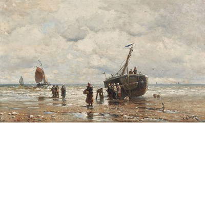 Lot 13 - Harry Chase American, 1853-1889 Clearing Up,...
