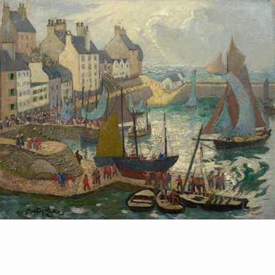 Lot 260 - Richard Hayley Lever American, 1875-1958...