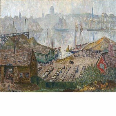 Lot 306 - Richard Hayley Lever American, 1875-1958 Sea...