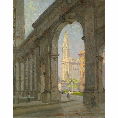 Lot 352 - Colin Campbell Cooper American, 1856-1937...