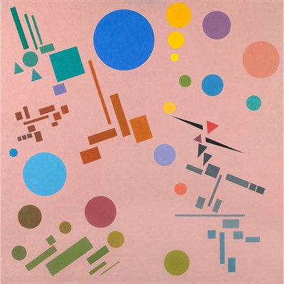 Lot 121 - Ed Garman American, b. 1914 Painting No. 255,...