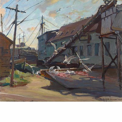 Lot 358 - Emile Albert Gruppe American, 1896-1978...