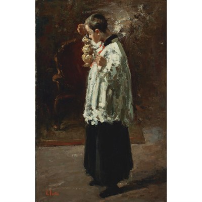Lot 6 - Vincenzo Irolli Italian, 1860-1945 Altar Boy...