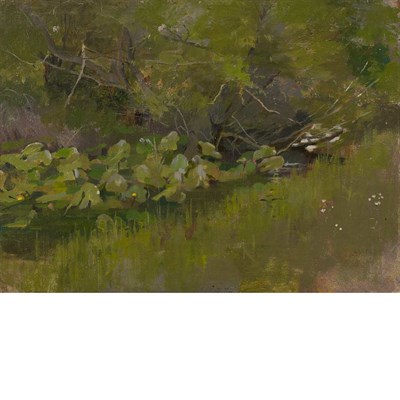 Lot 249 - Theodore Robinson American, 1852-1896 Lily...