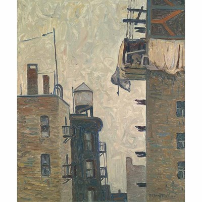 Lot 354 - Allen Tucker American, 1866-1939 Apartment...