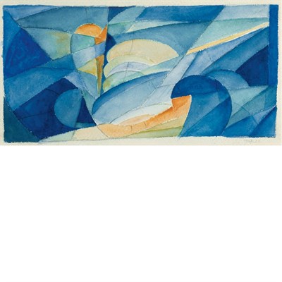 Lot 117 - Werner Drewes American, 1899-1985 Abstraction,...