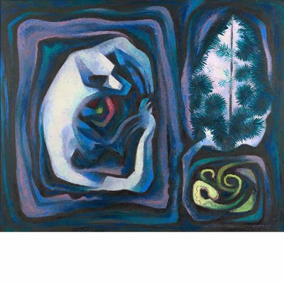 Lot 122 - Emil James Bisttram American, 1895-1976 Winter,...
