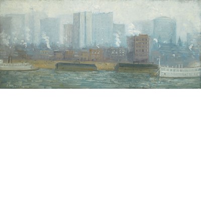 Lot 356 - Aaron Harry Gorson American, 1872-1933 River...