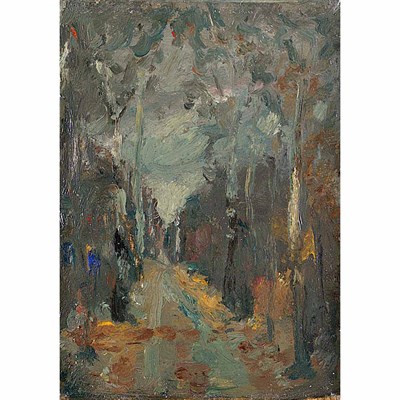 Lot 261 - Robert Henri American, 1865-1929 Forest at...