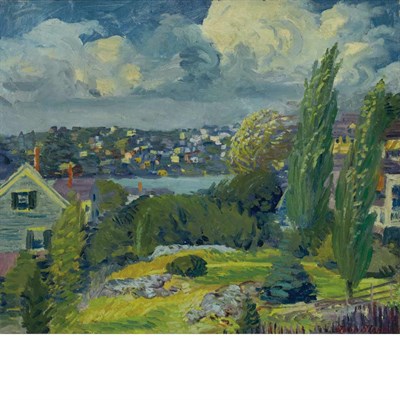 Lot 307 - John French Sloan American, 1871-1951 Breezy...