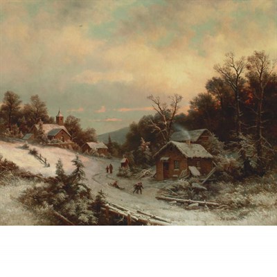 Lot 23 - Johann Wilhelm Lindlar German, 1816-1896...