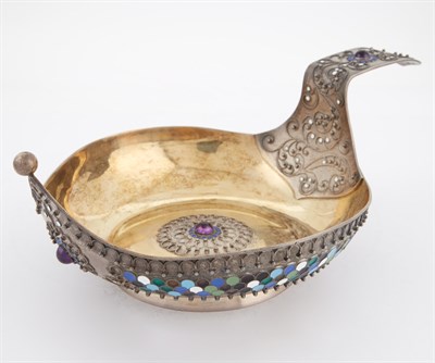 Lot 1279 - Russian Style Silver and Cloisonné Enamel...