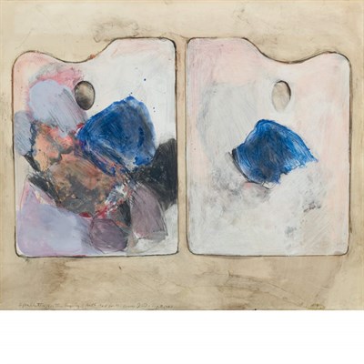 Lot 195 - Jim Dine American, b. 1935 Two Palettes for...
