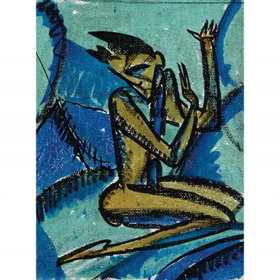 Lot 81 - Max Zachmann German, 1892-1917 Seated Figure...