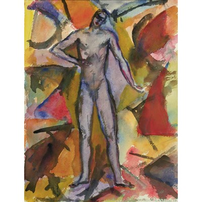 Lot 83 - Max Zachmann German, 1892-1917 Standing Nude,...
