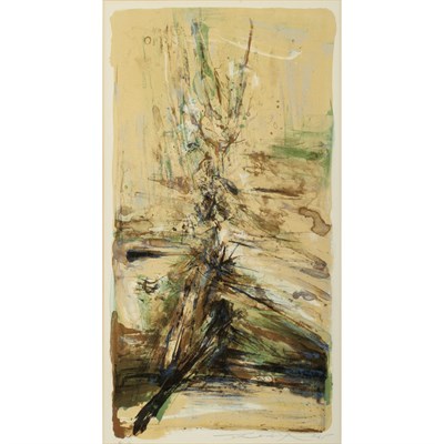 Lot 210 - Zao Wou-Ki UNTITLED (A. 158) Color lithograph,...
