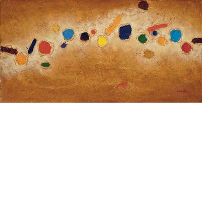 Lot 174 - Kim Whanki Korean, 1913-1974 Abstraction #3...