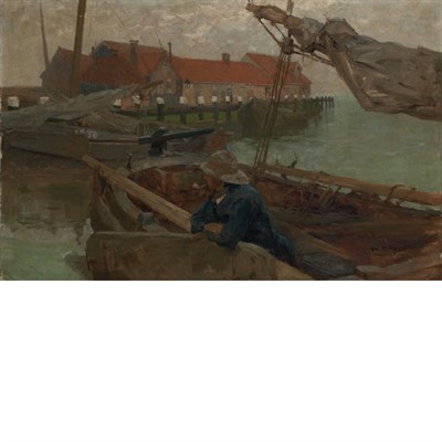 Lot 258 - Gari Melchers American, 1860-1932 Volendam...