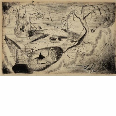 Lot 84 - Attributed to Salvador Dali Spanish, 1904-1989...