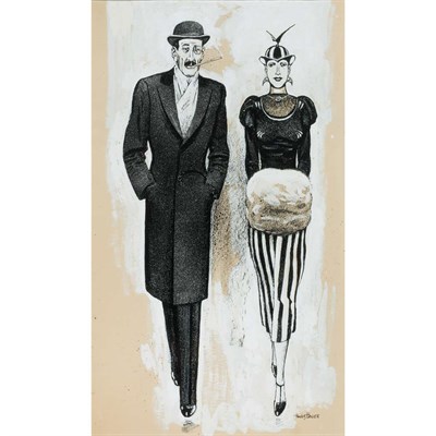 Lot 100 - Rudolf Bauer German, 1889-1953 Untitled...