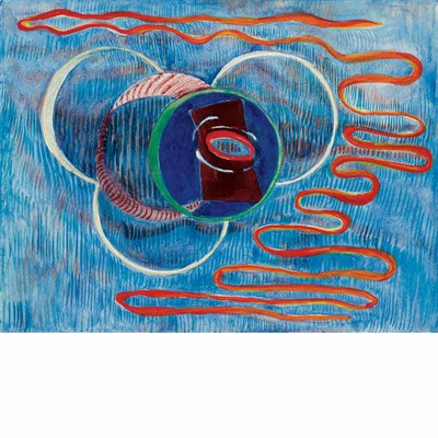 Lot 105 - Hilla Rebay American, 1890-1967 In Blue, circa...