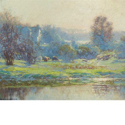 Lot 332 - Alexis Jean Fournier American, 1865-1948...