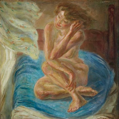Lot 278 - John French Sloan American, 1871-1951 Airbath,...