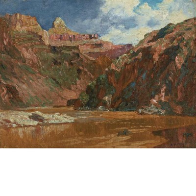 Lot 338 - Edward Henry Potthast American, 1857-1927...