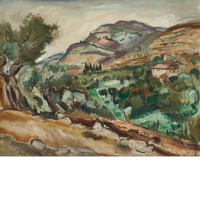 Lot 52 - Achille Emile Othon Friesz French, 1879-1949...