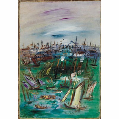 Lot 55 - Jean Dufy French, 1888-1964 Le bassin de la...