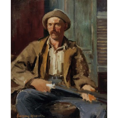 Lot 294 - Eugene Speicher American, 1883-1962 The Hunter...