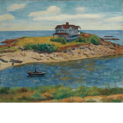 Lot 312 - Samuel Halpert American, 1884-1930 The House...