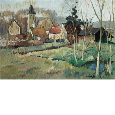 Lot 64 - Constantin Kluge French, 1912-2003 Les Mesnuls...