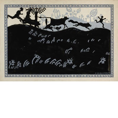 Lot 347 - Charles Ephraim Burchfield American, 1893-1967...