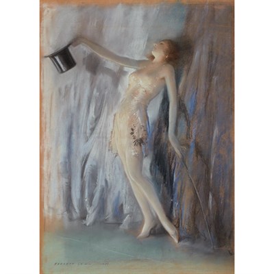 Lot 287 - Everett Shinn American, 1876-1953 Curtain Call,...
