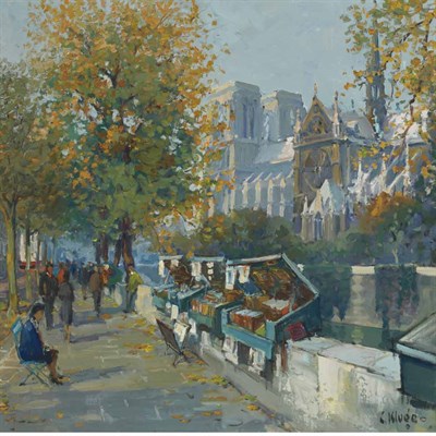 Lot 65 - Constantine Kluge French, 1912-2003 Notre-Dame...