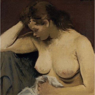 Lot 290 - Raphael Soyer American, 1899-1987 The Model...
