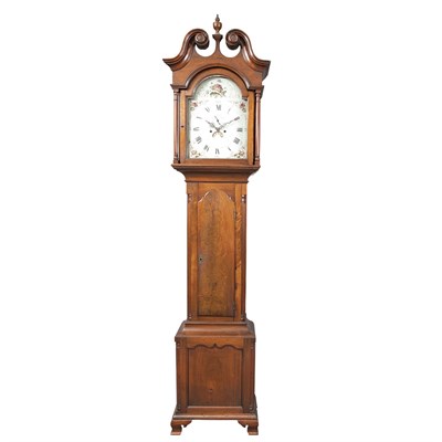 Lot 249 - Chippendale Walnut Tall Case Clock Possibly...
