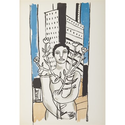 Lot 598 - LEGER, FERNAND Mes Voyages; avec un poem...