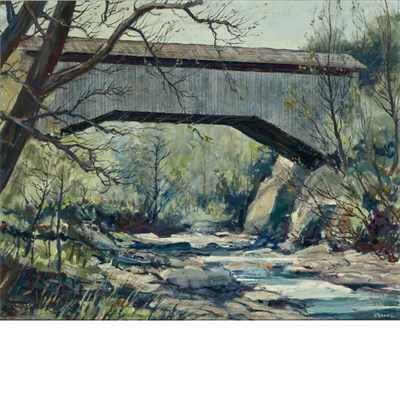 Lot 87 - Eric Sloane American, 1905-1985 Spring Signed...