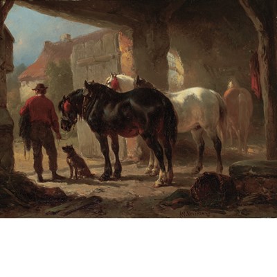 Lot 68 - Wouter Verschuur the Elder Dutch, 1812-1874...