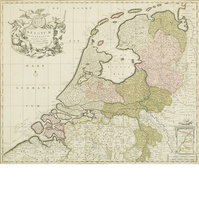 Lot 89 - [MAPS] VISSCHER, NICHOLAS. Belgium Foederatum....